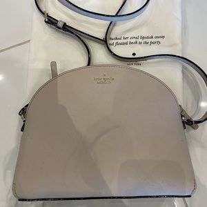 Kate Spade cream leather crossbody bag